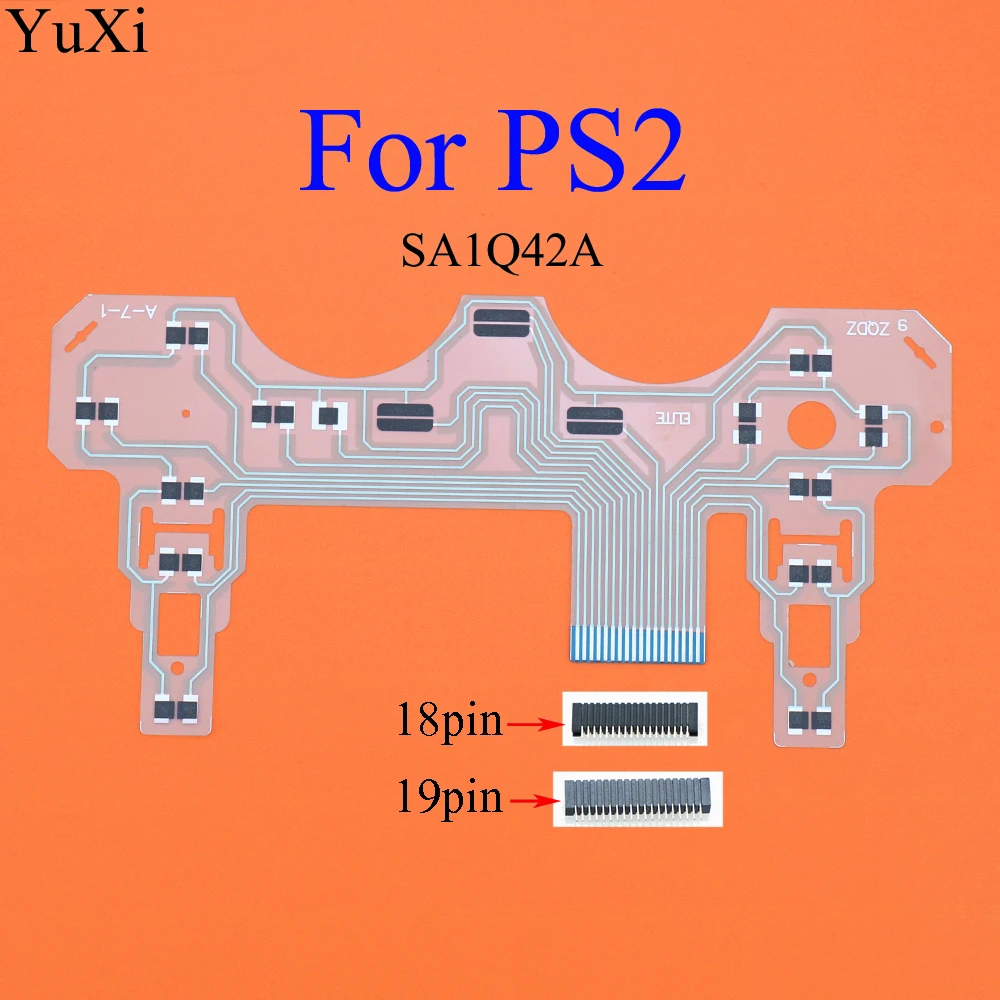 Yuxi Controller Parti Di Riparazione Pcb Ribbon Circuit Board 18Pin Sa1Q42A Per Ps2 18Pin O 19Pin Socket Connector