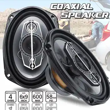 

2pcs 6x9'' Car Speaker 600W 2 Way Hifi Coaxial Speakers Vehicle Door Auto Audio Music Stereo Full Range Frequency Loudspeaker