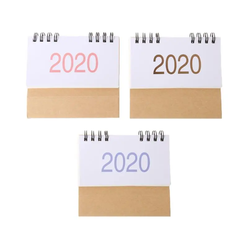 Настольный настольный органайзер с Двойной спиралью 2020 листов | Канцтовары для