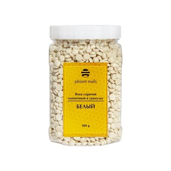 

Hot film wax Planet Nails, 25178, in granules, white 500 g