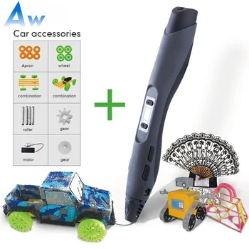 

AW 3D Pen SL-300 Orginal 3D Printing Pen DIY Car Set With PLA/ABS Filament Best Gift For Children Design Drawing Pens