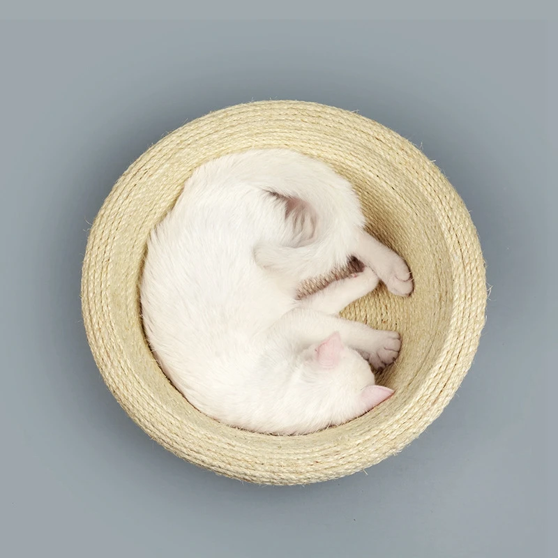 Кошачья скретч доска кошачий подстилка Тип сизаль-кошка захватывающая колонна стол персонализированные наклейки спящие когти кошачий дом