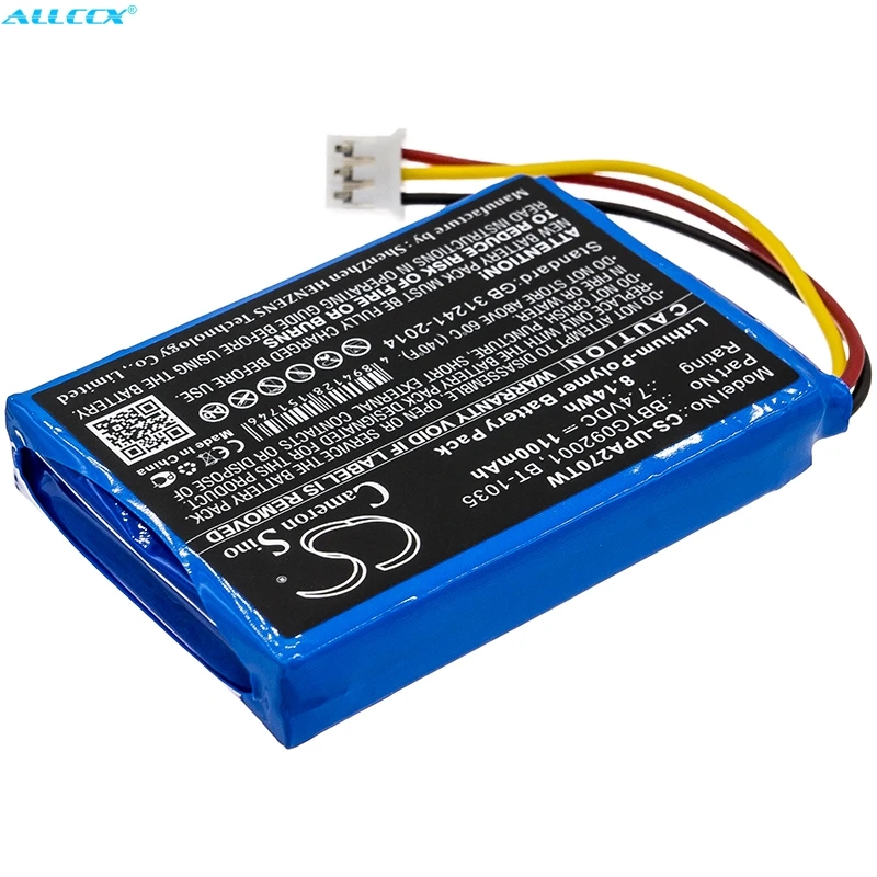 Bt-1035 para Uniden Cameron Sino Bateria Atlantis 270 1100mah Bbtg092001 - Image 4