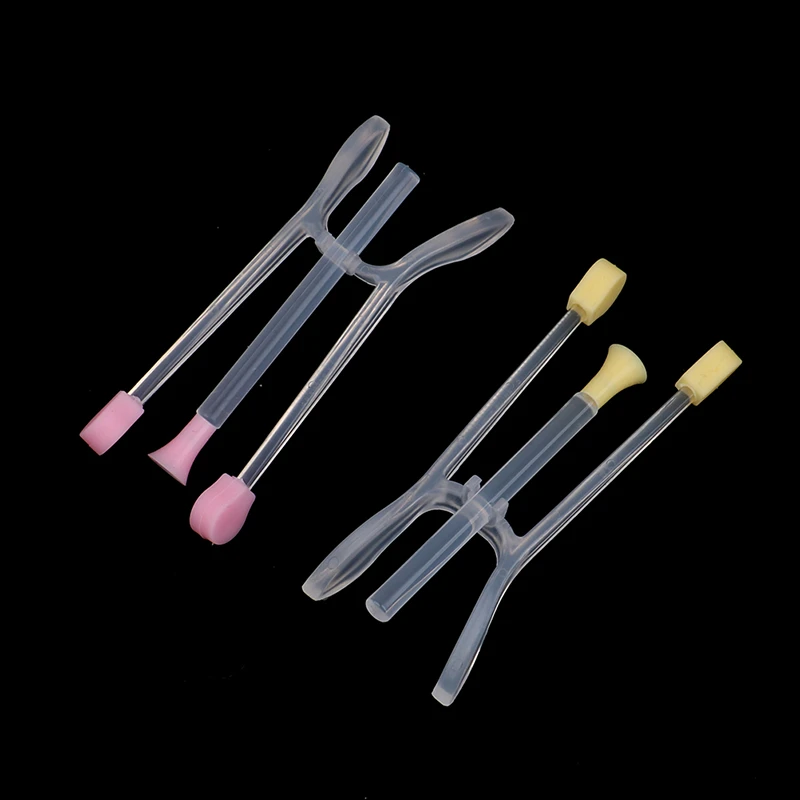 1 Set Eye Care Contact Lenses Inserter Remover Silicone Soft Tip Tweezer Stick Case Wearing