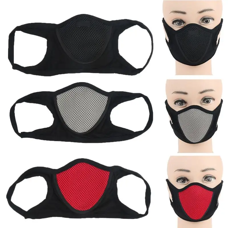 1PC Anti PM2.5 Cotton Anti Haze Anti-dust Mask Activated Carbon Filter Respirator Mouth-muffle With Valve Cycling Bike Outdoors