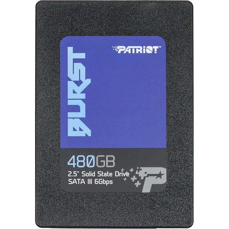 Накопитель SSD Patriot SATA III 480Gb PBU480GS25SSDR Burst 2.5&quot|Внешние SSD| |