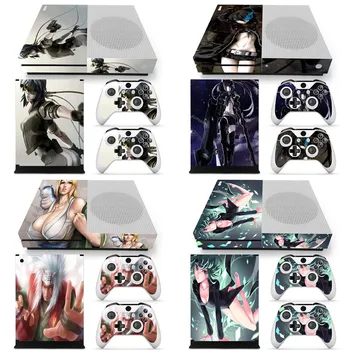 

Free Drop Shipping Decal Cover for Xbox One S Console Vinyl Skin 2 Controller Stickers