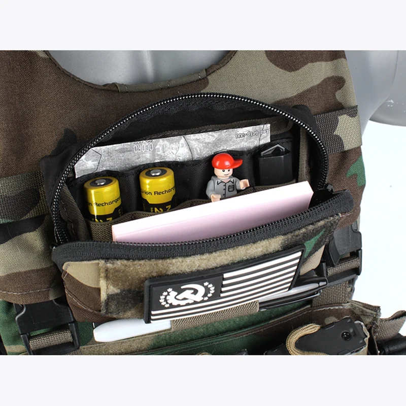 Tactical Vest Chest MOLLE Map Bag JPC2.0 Chest Sundry Bag