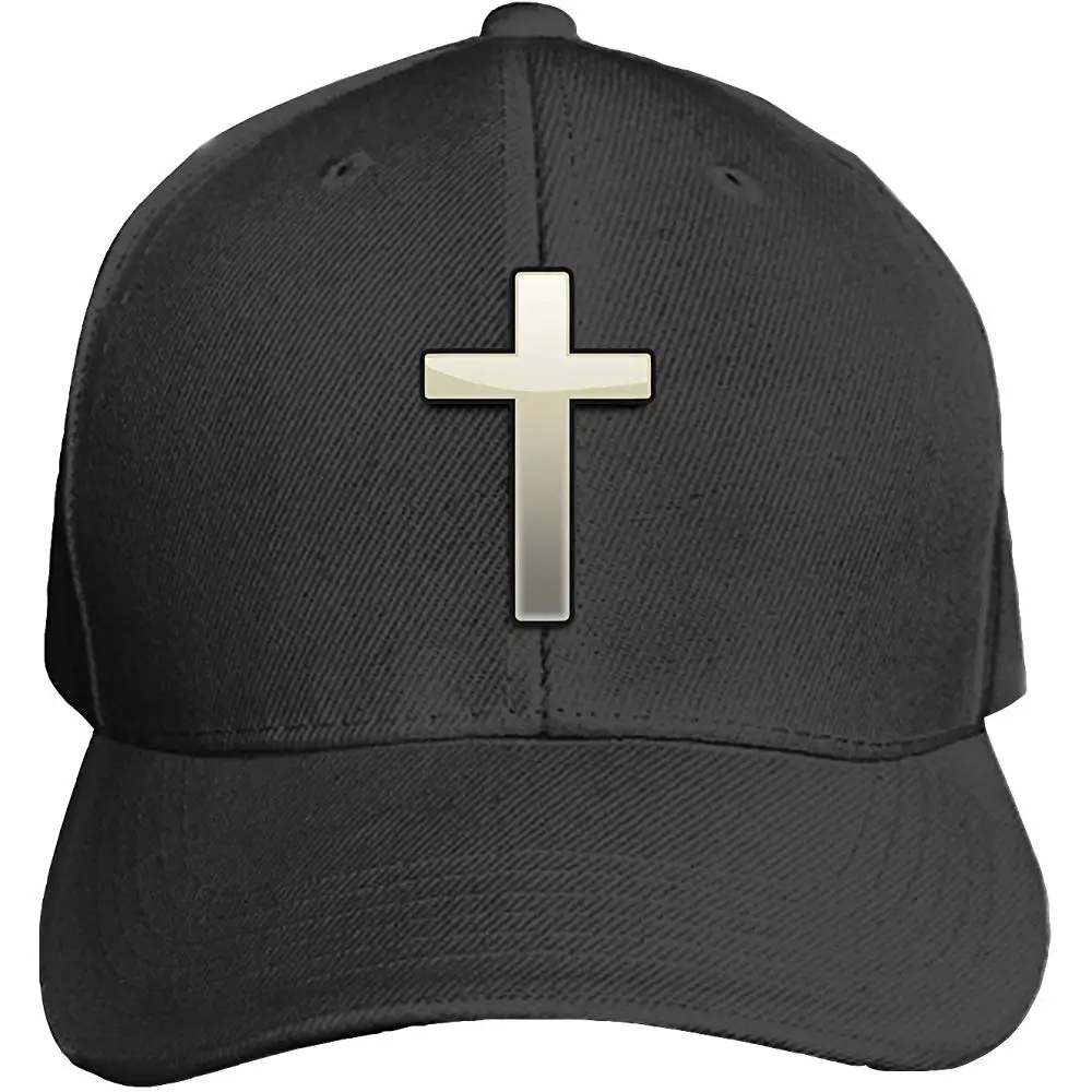 Бейсболка с перекрестной лентой в христианском стиле, унисекс, с эффектом потертости, саржевая бейсболка, регулируемая, с острым носком, шляпа-сэндвич