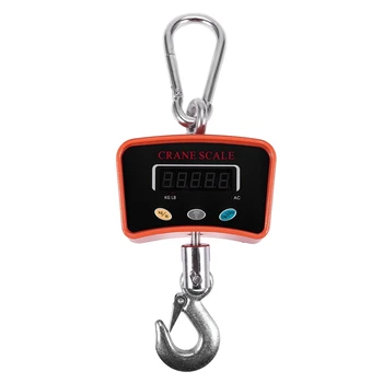 

EU Plug, 500KG Digital Display Crane Scale 220V Heavy Industrial Crane Scale Charging Electronic Weighing Tool