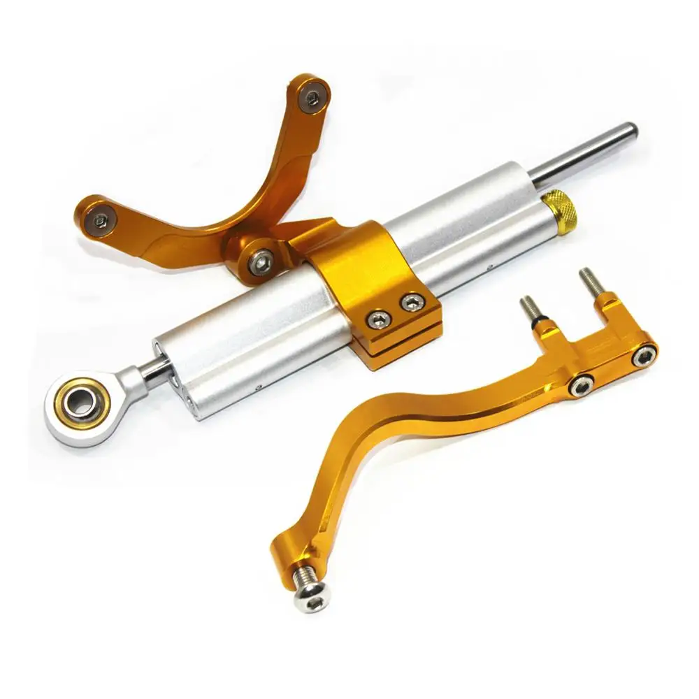 Для Honda мВ AGUSTA F3 675 800 2012 2013 ЧПУ рулевой демпфер стабилизатор комплект Линейный Обратный клапан с монтажным кронштейном