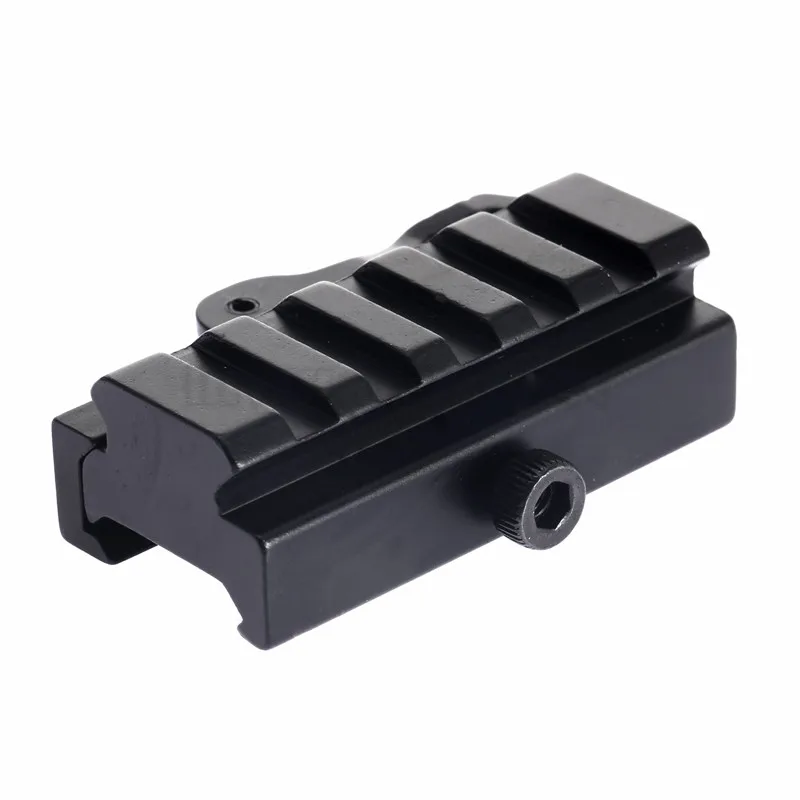 Охотничий Тактический алюминиевый 5 слотов Riser Quick Detach Release Scope Mount Adapter для 20 мм Picatinny Weaver Rail Base