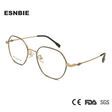 Металлические женские круглые очки, оправа для женщин, ультралегкие винтажные очки, оптические очки по рецепту, оправа для очков, женские очки