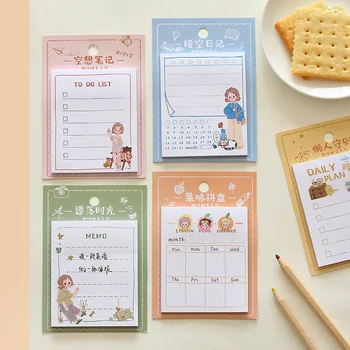 

30 Page My Pleasant Weekend Memo Pads Sticky Notes Planner Sticker Index Page Bookmarks Student Stationery