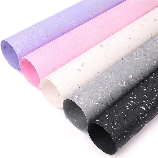 

10Pcs Gold Silver Sequins Tissue Paper Wine Clothing Packing Flower Wrapping Paper Gift Packaging Craft Paper Flower shop supply