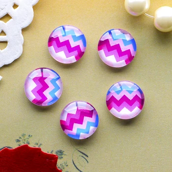 

12mm 25mm 14mm 16mm 18mm 20mm Photo Glass Cabochons Round Cameo Set Handmade Settings Stone Geometric 03