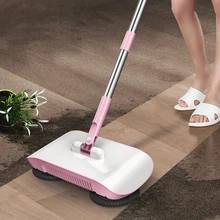 2 in1 360 Degree Lazy Hand Push Floor Mop Sweeper Mops Sweeper Magic Broom Dustpan Sweeping for Floor Cleaning Squeeze Mop smart multifunction whirlwind sweeper household hand push floor cleaner not need battery retractable rod broom sweeping machine