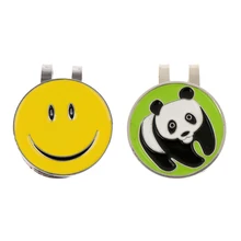 Набор 2 мяча для гольфа маркер магнитный зажим для шляпы для гольфа-отличный подарок для гольфа друзей