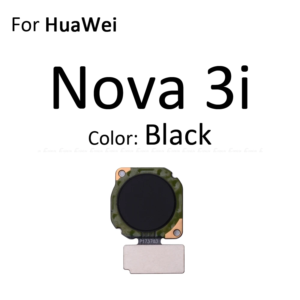 Задняя Кнопка возврата домой ключ отпечатков пальцев соединение сенсор сканер разъем гибкий кабель Touch ID для HuaWei Nova 5i 4 3 3i 3e