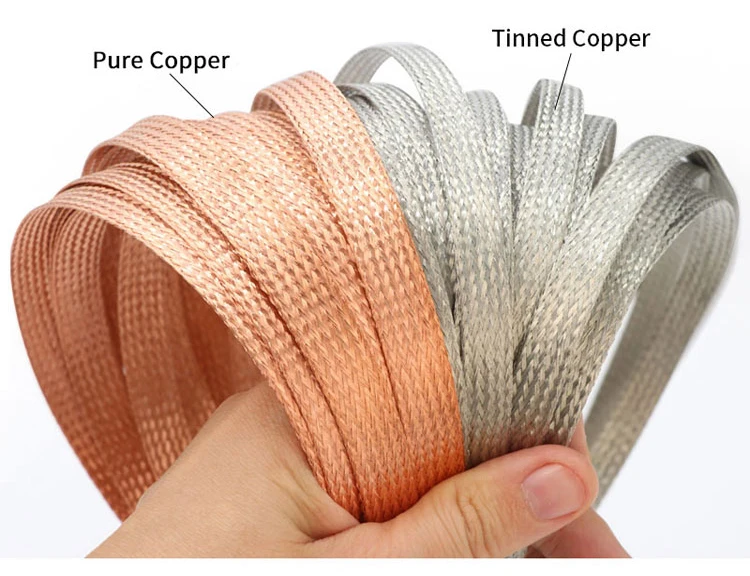 Gaine Tressée Cuivre Pur 2m – Protection Câble Antidérapante, Diam. 2 Mm, Blindage Anti-Interférences - 2