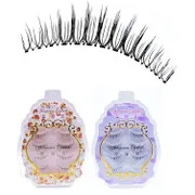 Jin yu Beauty M10 Refined Entirely Handmade Sharpened Eyelash 4-Pack Eyelash Natural And Realistic-High-temperature Fiber Super