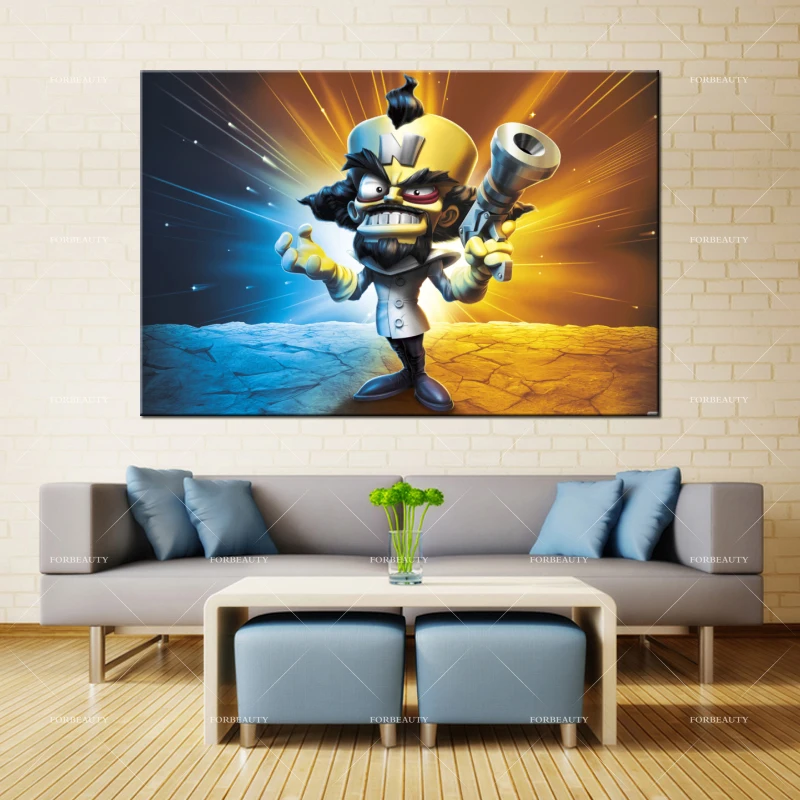 Forbeauty Холст Живопись стены Искусство skylanders_fantaators_dr _ neo_cortex печать распылением