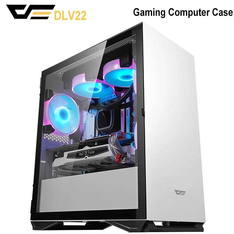 DarkFlash DLM22 игровой компьютер чехол женский/ITX USB 3 0/2 0 открытие двери из закаленного