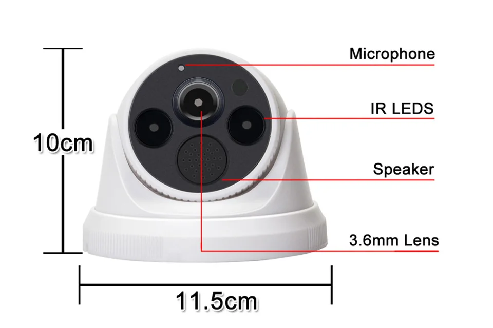 Yoosee Wifi ip-камера купольная 1080P HD IR ночного видения домашняя камера видеонаблюдения беспроводная камера внутреннего монитора