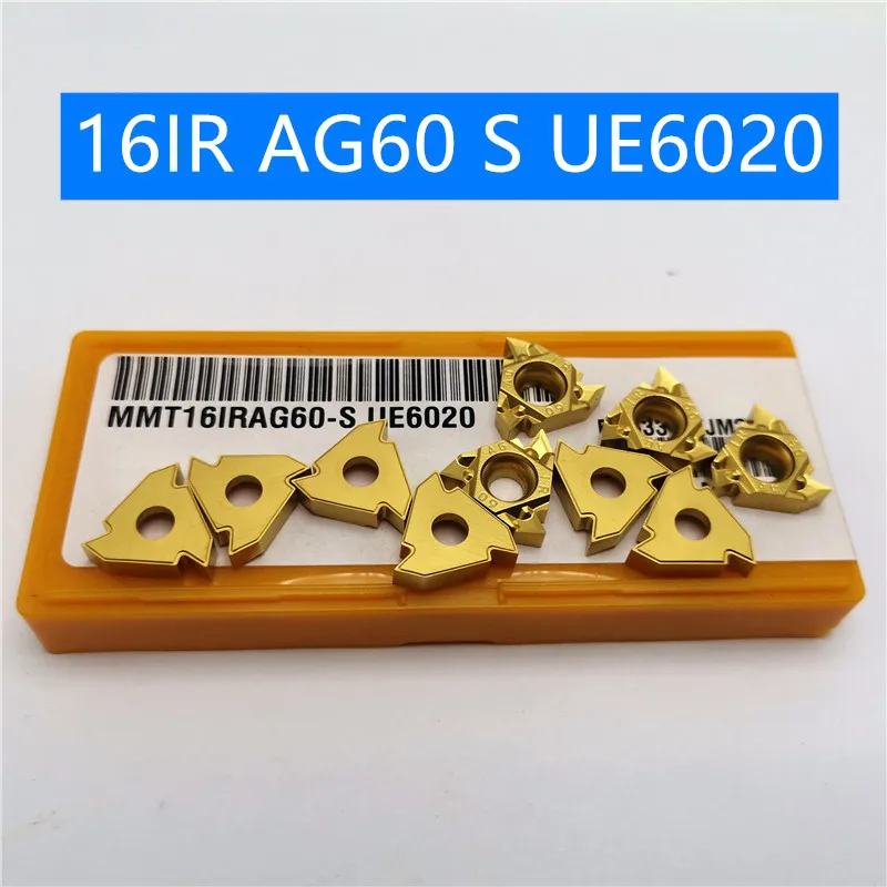 10PCS MMT 16IR 16ER AG60 S UE6020 VP15TF MMT16IR MMT16ER Pressed thread turning tool CNC machine tool turning parts