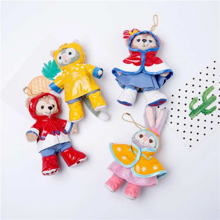 1 шт., Duffy Bear, новинка, друзья, stellalou, плюшевые игрушки, плащ, серия, балетный кролик, Маленькая подвеска, 14 см, 4 вида, WJ01