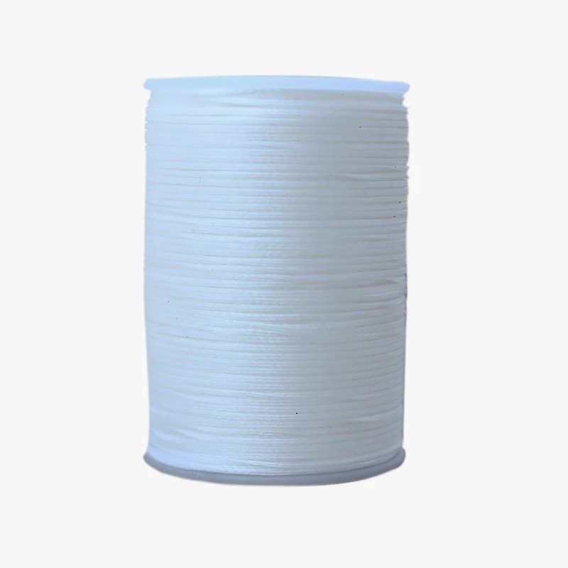 S000 white Распродажа! Ручная прошитая плоская восковая нить DIY 0,8 мм Маленькая 150D полиэфирная плоская восковая нить швейная нить кожаный инструмент 80 м - Цвет: S000 white