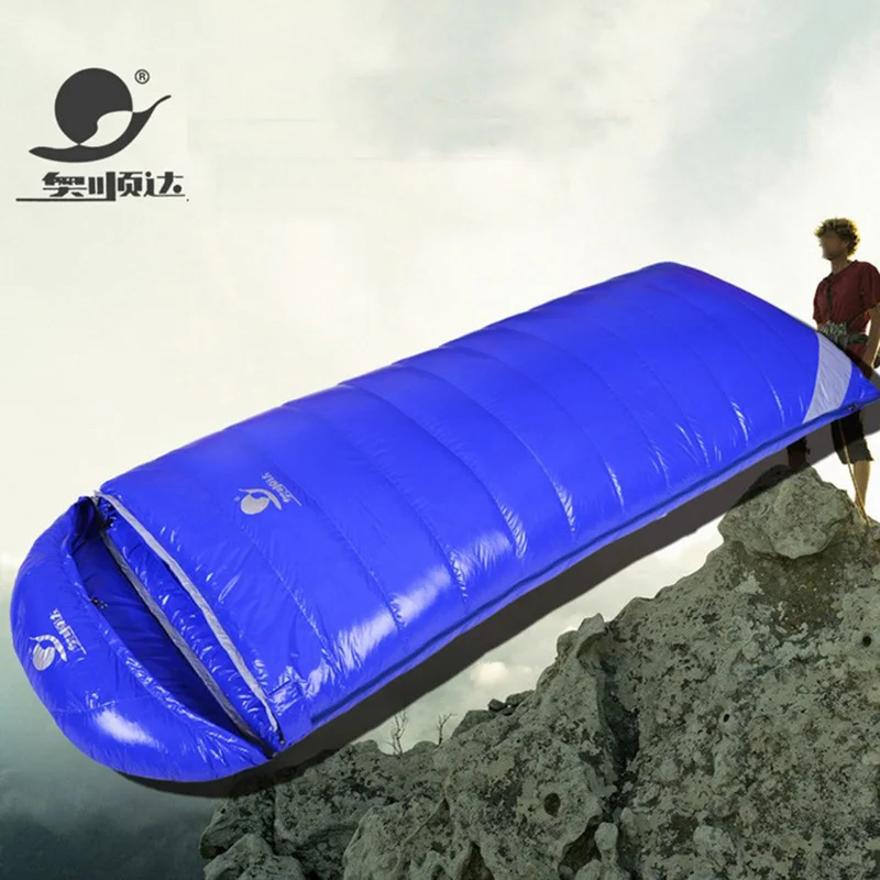 

White Duck Down 2500/2800/3000g Filling Can Be Spliced Camping Comfortable Breathable Sleeping Bag