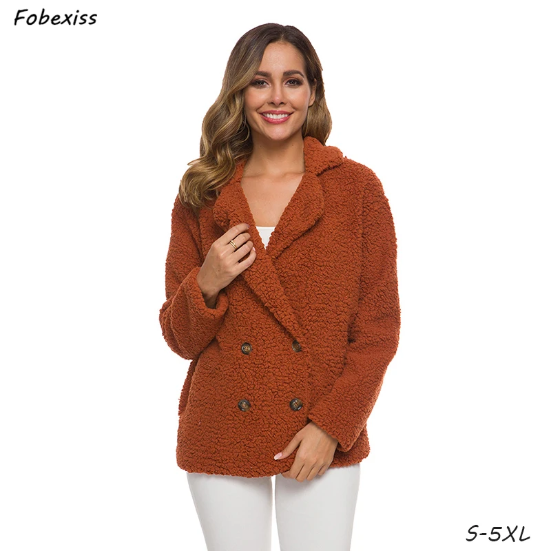 

Winter Jacket Women 5XL Plus Size Oversized Faux Fur Winter Coat 2019 Korean Style Woman Warm Coat Women Streetwear Outerwear