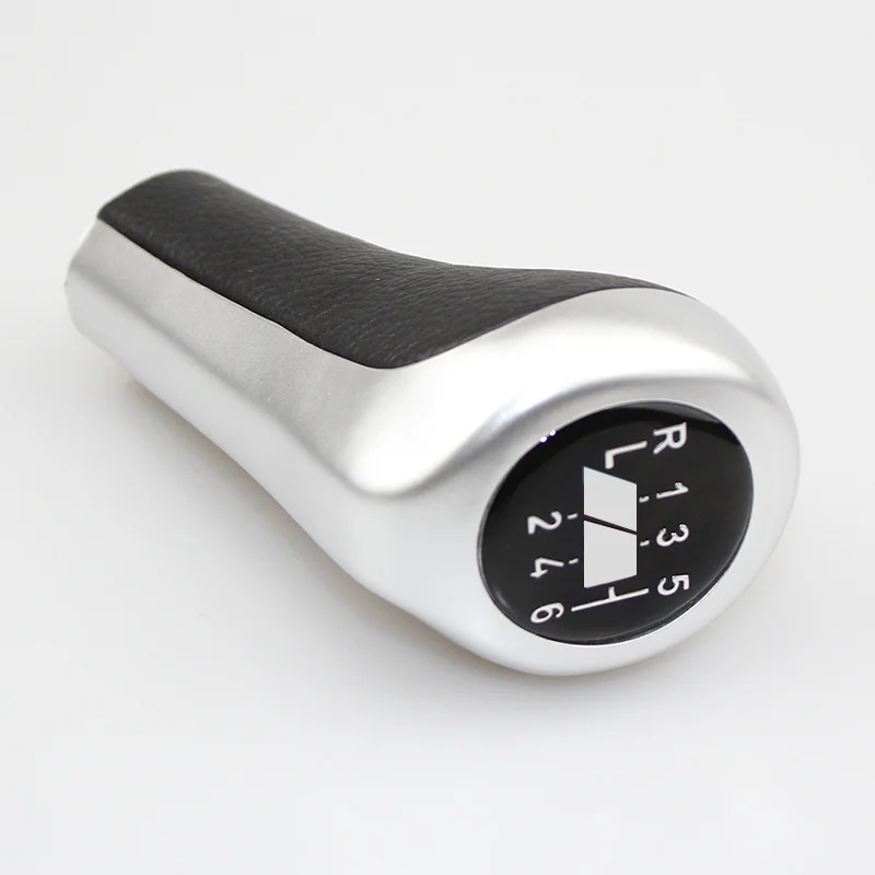 5/6 Gear Shift Knob For BMW 1 3 5 6 Series E46 E53 E60 E61 E63 E65 E81 E82 E83 E87 E90 E91 E92 X1 X3 X5 M Chromed Matte Carbon | Автомобили