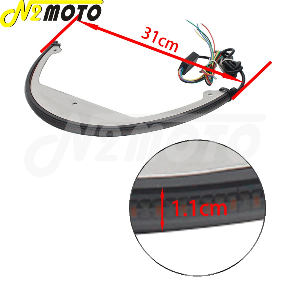 LED Motorcycle Light Bar Strip Tail Brake Turn Signal Light For Suzuki Boulevard M109R / M90 2006-2018 Brake Rear Tail Light