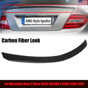 

MagicKit Rear Boot Spoiler Wing AMG STYLE CARBON FIBER LOOK Fit for Mercedes Benz Class W204 SALOON 4 DOOR 2008-2014