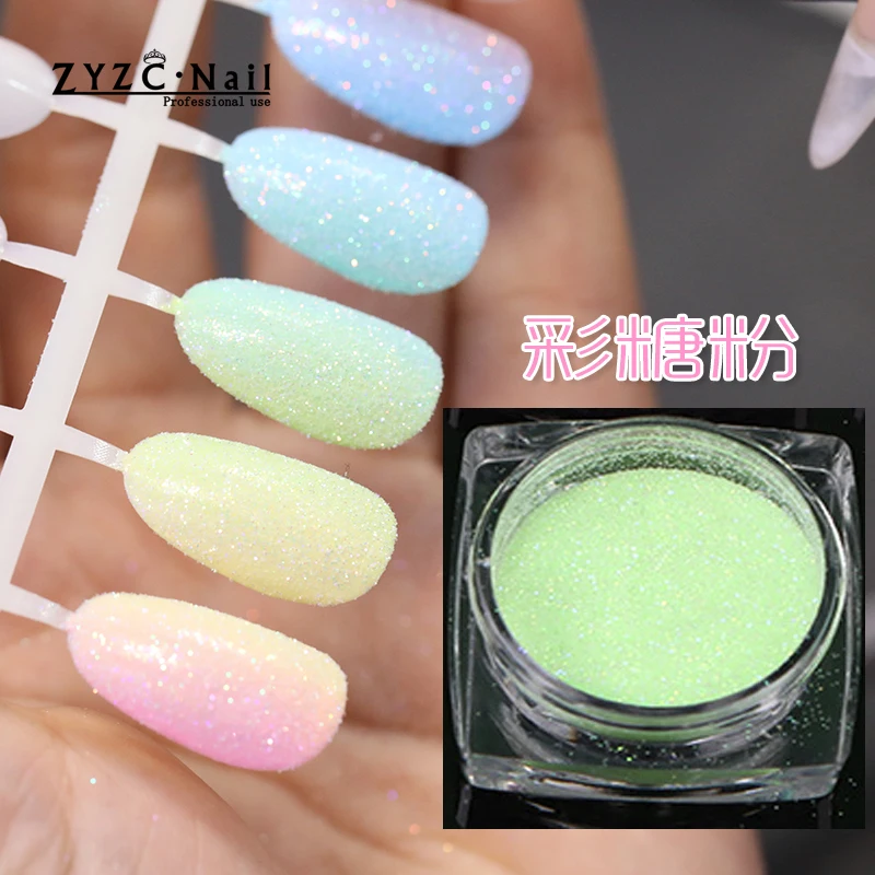 12Jars/Kit Nail Shiny Sugar Powder Sand Gradient Sugar Powder Nail Glitter Candy Jelly Thin Powder Dust Sands For Nail UV Gel#