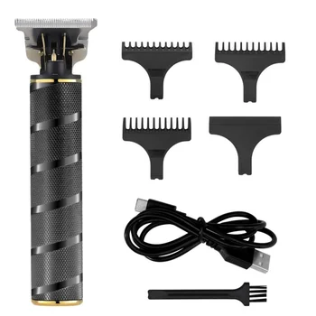

Electric Clippers Barber Accessories Grooming Waterproof Rechargeable Cordless Close Cutting T-Blade Trimmer Hair Clippers Men