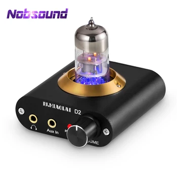 Nobsound 슈퍼 미니 진공관 헤드폰 앰프, 홈 스테레오 데스크탑 오디오 프리앰프