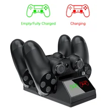 PS4 Controller Charger, Ps4 Controller Charging Docking Station LED Light Indicators Bottom Light PS4/PS4 Slim/PS4 Pro Controll PS4 Controller Charger, Ps4 Controller Charging Docking Station LED Light Indicators Bottom Light PS4/PS4 Slim/PS4 Pro Controll