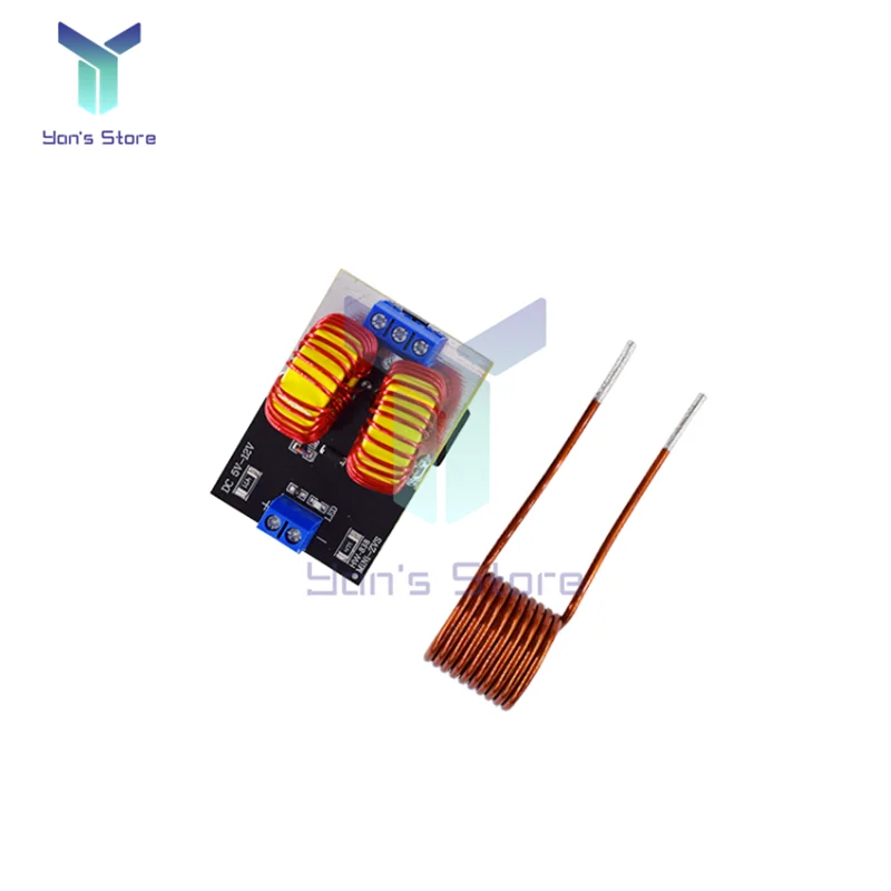 Induction Heater DV 5V-12V 120W Mini ZVS Induction Heating Board Flyback Driver DIY Cooker Ignition Coil