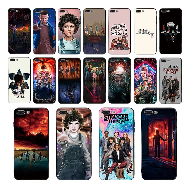

TV series Stranger Things soft phone cover for iphone 8 7 6s 6 plus x xr 11 pro xs max case 5s se 5 high quality TPU shell Coque