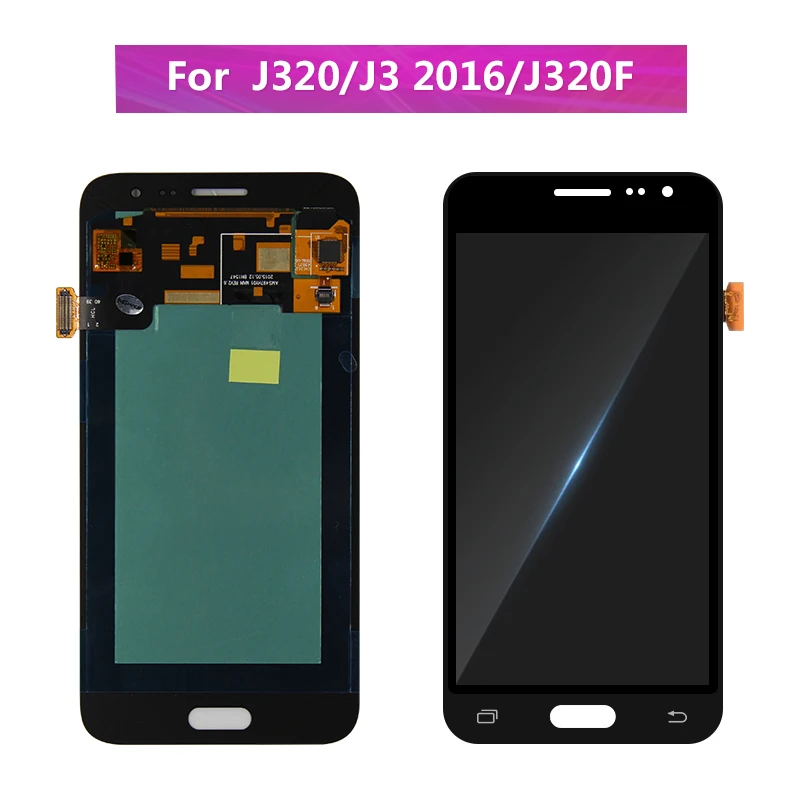 J320F Super AMOLED для samsung Galaxy J320 J3 ЖК-дисплей J320H J320FN J320M Дисплей кодирующий преобразователь сенсорного экрана в сборе Запчасти J320 ЖК-дисплей
