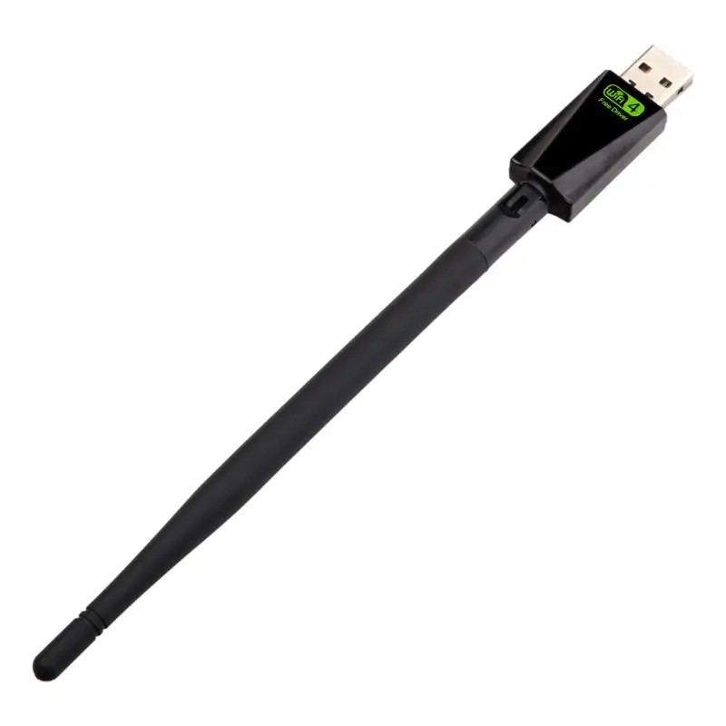Мини Сетевая карта USB WiFi адаптер 2,4G 150 Мбит/с 2/5dBi Wi-Fi адаптер ПК с поворотная антенна для ноутбука ПК Мини Wi-Fi ключ