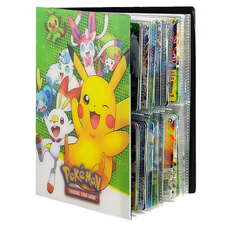 TAKARA TOMY-álbum de cartas de Pokemon para niños, cartas de juego de dibujos animados de 80/240 uds, carpeta de colección GX EX VMAX, juguete para regalo