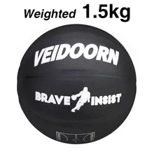 3lbs Weighted Training Ball for Basketball Standard Size 7 Heavy Weight Balls Improve Strength Dribble Basketball Trainer