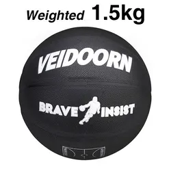 3lbs Weighted Training Ball for Basketball Standard Size 7 Heavy Weight Balls Improve Strength Dribble Basketball Trainer