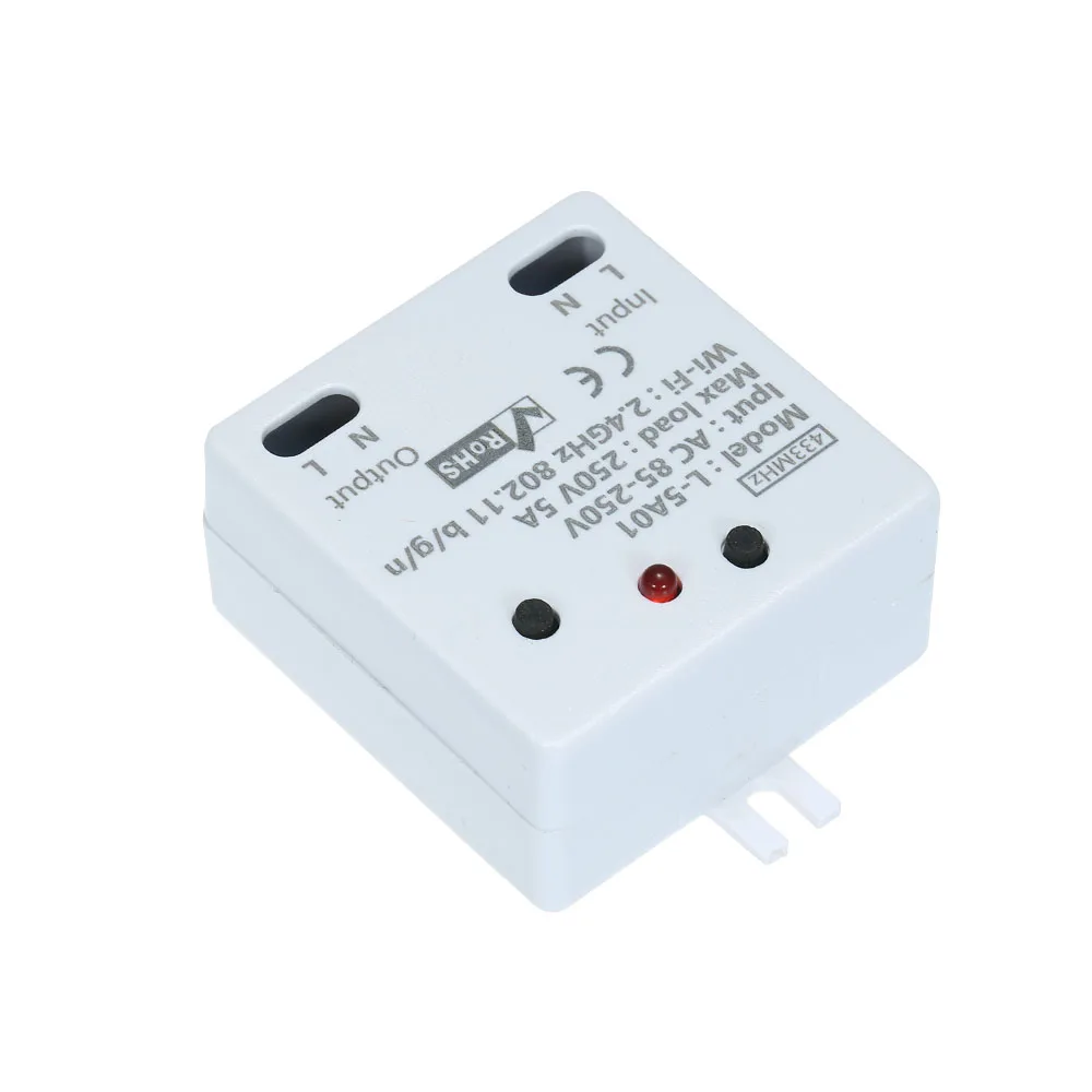 eWeLink WI-FI Smart Switch RF 433MHz 5A/1100W Wireless Switch with Timing Function Remote Controller for Android/IOS APP Control