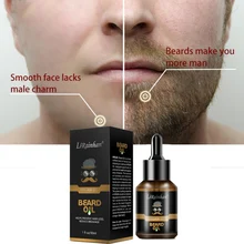 Масло для бороды 30 мл увлажняющий, питательный смягчающий усы средства ухода за бородой против сушки эфирное масло для роста