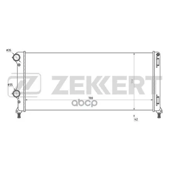 

Radiator OHL. DV. Fiat Doblo (119) 01-doblo cargo (223) 01-zekkert art. mk-1190